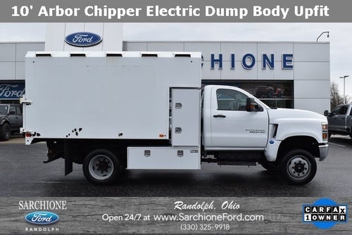 2020 Chevrolet Silverado 6500HD 1WT w/10' Arbor Chipper Electric Dump Body